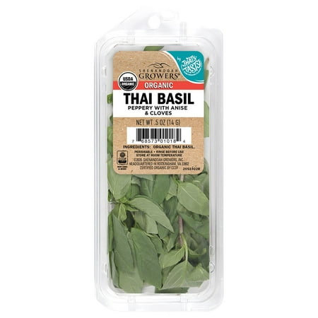 Fresh Organic Thai Basil 0.5oz