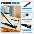 thumbnail image 2 of iMeshbean Paper Cutter, 18" A3 Stack Paper Trimmer,Heavy Duty Metal Base Paper Slicer with Safety Guard and Blade Lock,Guard Rail Paper Press Tool,12-Sheet Capacity for Standard Cutting, 2 of 8