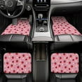 thumbnail image 7 of Yiaed Strawberry and Ladybugs Print Carpet Floor Mats for Cars, Auto Accessories Front & Rear Car Floor Mats Car Floor Foot Mat Sets of 4 Pieces, 7 of 7