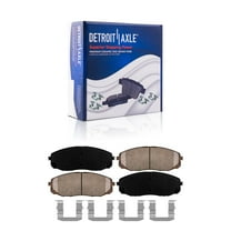 Detroit Axle - Front Brake Pads for 2015-2021 Kia Sedona 2016 2017 2018 2019 2020 Ceramic Brake Pads w/Hardware Replacement