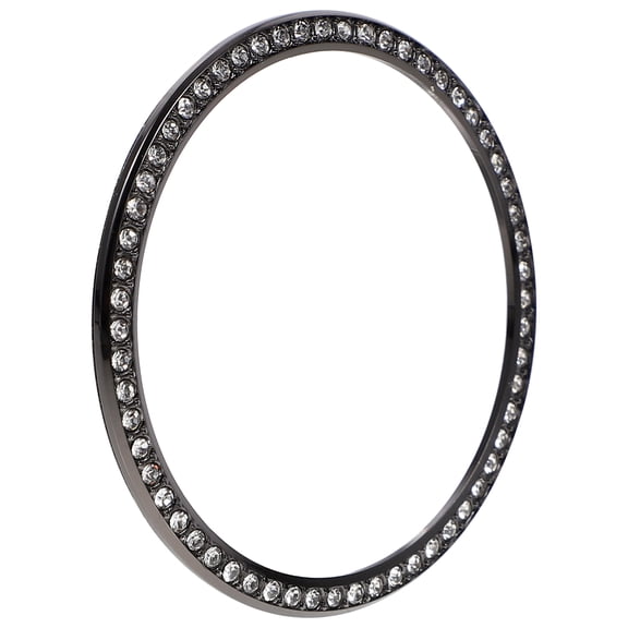 HOMEMAXS Durable Alloy Watch Bezel Ring with for Watch 3 45mm Black