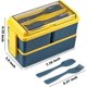 thumbnail image 4 of Bento Box Adult Lunch Box Stackable,Bento Boxes for Adults Kids Lunch Containers, 4 of 4