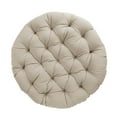 thumbnail image 3 of Mozaic Company Humble + Haute Velvet Papasan Cushion 48 x 48 x 4 - Parchment Tan, 3 of 5