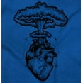 thumbnail image 2 of Heart Nuclear Explosion Symbolic Plus Size Crewneck Graphic Tee Shirt Brisco Brands 2X, 2 of 3