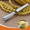 thumbnail image 6 of Steel Pineapple Coring Fork, Sharp Tip for Easy Insertion, Comfortable Grip for Safety, Multipurpose for Fruits, for Kitchen and Professional Use, 6 of 9