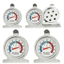 4 Pack Refrigerator FreezerThermometer,Large Dial Thermometer for Fridge Temperature Monitor