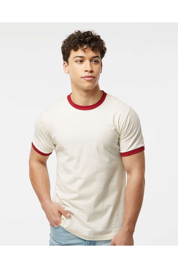 Unisex Fine Jersey Ringer T-Shirt