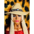 thumbnail image 3 of 2Chique Boutique Women's Multicolor Beaded Cowboy Straw Hat, 3 of 4