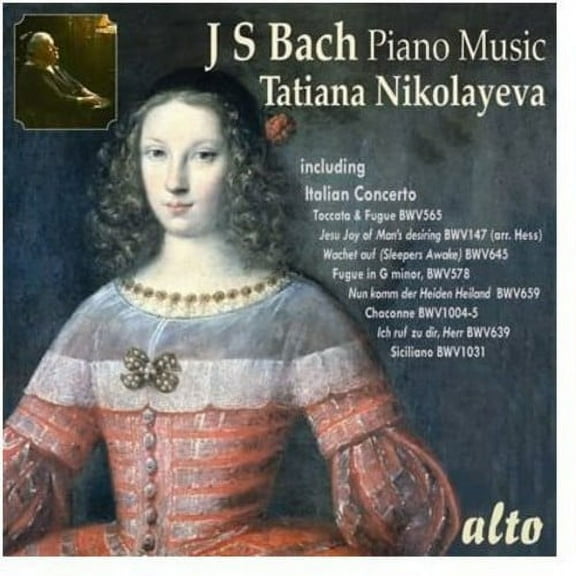 Tatiana Nikolayeva - Tatiana Nikolayeva Plays Bach Piano Music - Music & Performance - CD