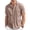 Q7-Coffee, variant on Button Down Shirt for Men Short Sleeve Linen Shirts Cuban Collar Textured Wrinkle Free Tops Casual Lightweight Breathable Summer Beach Clothes,Purple L