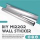 thumbnail image 4 of Mirror Wall Sticker Rectangle Self Adhesive Room Decor High Quality Furniture Films Mirror Foil 50X5, 4 of 5