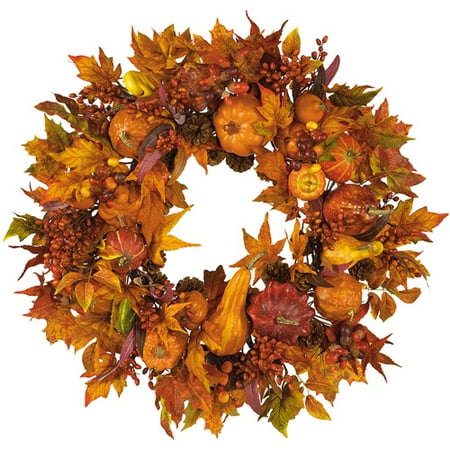 28" Harvest Wreath