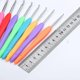 thumbnail image 1 of 8-Pack Knitting Tools Crochet Tools Soft Handle Candy Color Yarn Crochet Hook Set Wear-Resistant and Non-Slip, 1 of 3