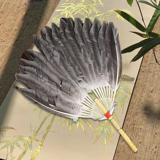 De plumas chino antiguo Fernando Zhuge Liang regalo de seguidor chino de verano estilo D