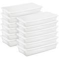 thumbnail image 1 of Sterilite 41 Quart Lightweight Under Bed Storage Box Container, 12 Pack, 1 of 12