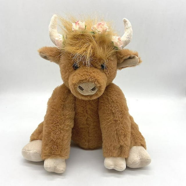 Scottish Handmade Highland Cattle, Highland Cow Stuffed Animal Plush Toy