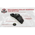 thumbnail image 4 of Coolant Recovery Tank with Degas Bottle Cap - Fits Ford F250, F350 Super Duty, Excursion 6.0L Powerstroke, 6.8L, 5.4L - Replaces 6C3Z-8A080-B, 3C3Z8A080AE, 603-217, 9C3Z8101B - Antifreeze Reservoir, 4 of 9