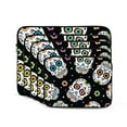 thumbnail image 2 of LNWH Dod Colorful Skull Pattern Laptop Sleeve, Notebook Computer Pocket Tablet Briefcase Carrying Bag, 12 inch Laptop Case, 2 of 8