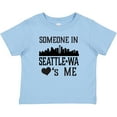 thumbnail image 3 of Inktastic Seattle Washington Someone Loves Me Skyline Boys or Girls Baby T-Shirt, 3 of 5