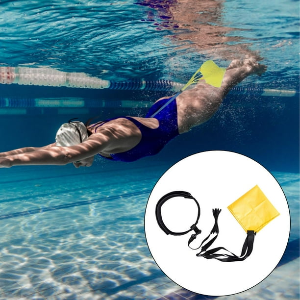 Parachute De Natation Résistance – Équipement D’entraînement 3 Tailles Avec Ceinture Et Sac, Pour Muscler Tout Le Corps En Piscine