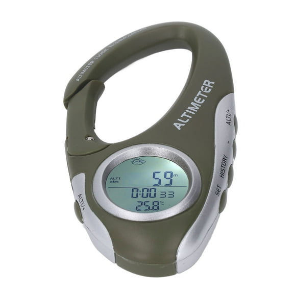 Digital Altimeter, Easy To Carry Simple Operation Hook Type Digital Altimeter Barometer For Climbing