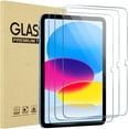 thumbnail image 1 of 3 Pack Screen Protector for iPad (A16) 11th Generation 11 Inch 2025/ iPad 10th Generation 10.9 Inch 2022, Tempered Glass Film Guard, 1 of 8