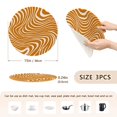 thumbnail image 2 of Trivets for Hot Dishes 15 Inches Hot Pads 3 Pcs Heat Resistant Mats for Countertop Polyester Cord Braiding Durable and Absorbent，Applicable to Kitchen Decor Optical Illusion Style, 2 of 6