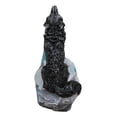 thumbnail image 4 of Tundra Forest Mystic Alpha Gray Wolf Remus Moon Howling Incense Holder Figurine, 4 of 9
