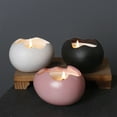 thumbnail image 1 of Fiudx Taza con Vela Perfumada de Cáscaras de Huevo, Elegante Artesanía de Cerámica, Combustión Limpia de Cera de Soja, Aromaterapia Relajante, Regalo de Cumpleaños Perfecto, Acogedora Decoración Navi, 1 of 7