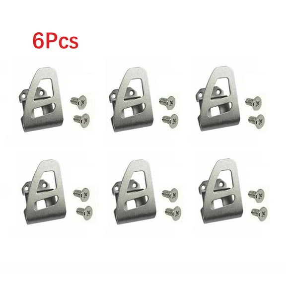 6 Pcs Electrical Drill Belt Clip Hooks With Screw For Milwaukee 18V 2604-22CT 2603-20 2603-22 Hammer Dril Power Tools Parts