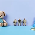 thumbnail image 3 of 6 piezas de figuras de soldados militares flexibles de juguete para niños (tipo aleatorio), 3 of 8