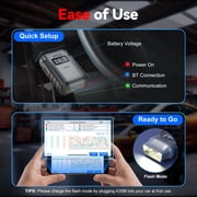 XTOOL A30M v2.0 Wireless OBD2 Scanner Bluetooth Bidirectional Scan Tool Engine Code Reader 26 Resets Crank Sensor Relearn Free Updates