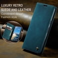 thumbnail image 4 of Funda para Google Pixel 9a, funda de cuero tipo billetera, diseño clásico con ranura para tarjetas y cierre magnético, funda protectora a prueba de golpes, duradera y plegable para Google Pixel 9a, 4 of 9