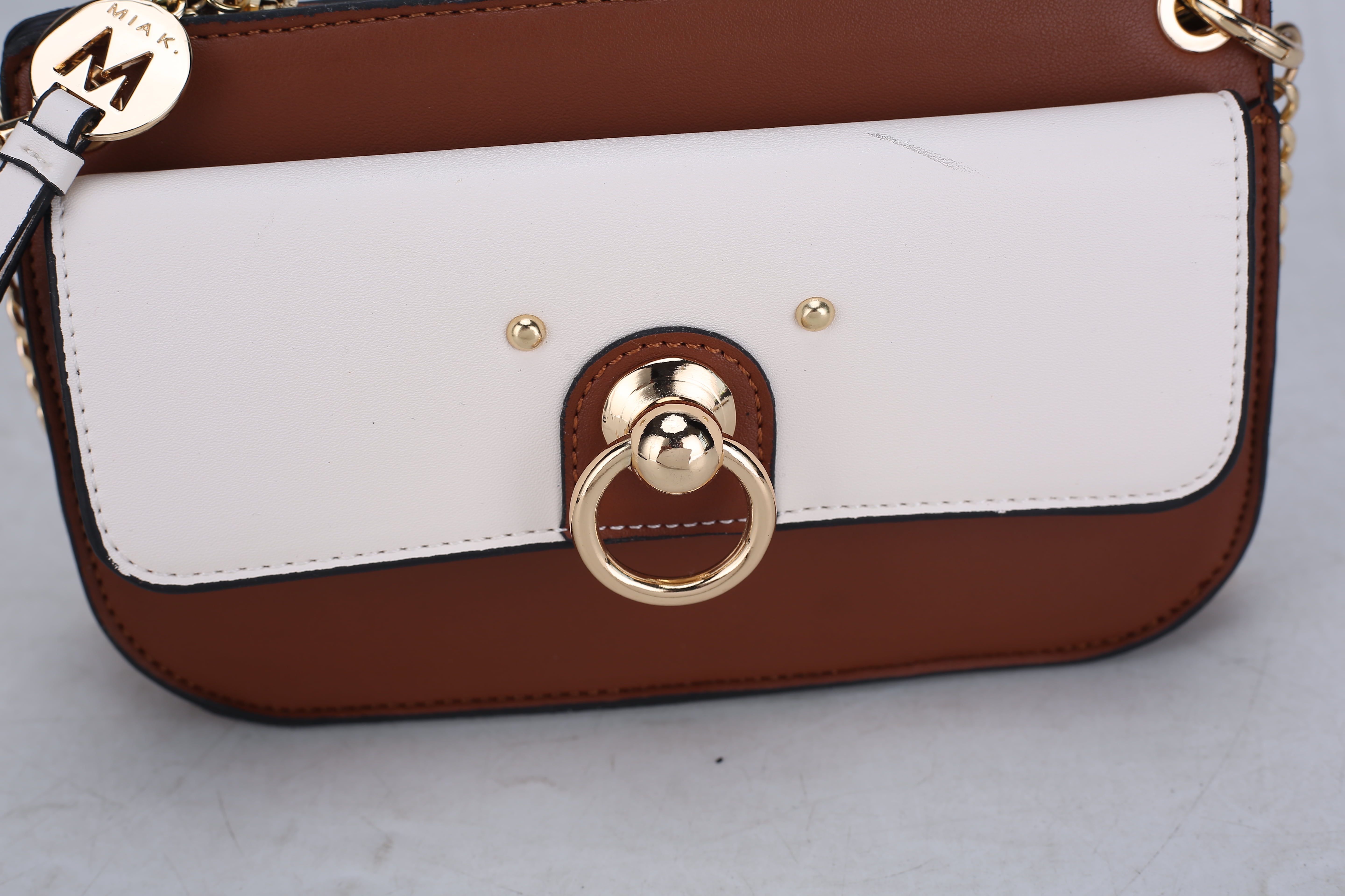 MKF Collection Jill Crossbody Handbag for Women Vegan Leather Medium Messenger Handbag by Mia K.