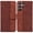 Brown, variant on Wallet Phone Case Cover Compatible with Samsung Galaxy S22 Ultra, Vintage for Men Business Embossed PU Leather Flip Protective Case with Wrist Strap Kickstand for Samsung Galaxy S22 Ultra,Brown