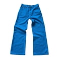 thumbnail image 4 of JIAYUE Men's Flared Jeans Casual Washed Solid Color Long Straight Leg Classic Denim Pants With Button Zipper Waist For Summer Loose Fit Daily Travel Street Outdoor Wear, 4 of 4