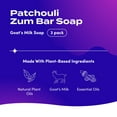 thumbnail image 2 of Zum Bar Goat's Milk Soap - Patchouli - 3 oz (3 Pack), 2 of 7