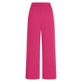 thumbnail image 6 of Pants for Women Casual Work Stretchy Slim Fit Trousers Office Slacks with Pockets, 6 of 6