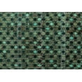 thumbnail image 1 of Ahgly Company Machine Washable Indoor Rectangle Abstract Turquoise Blue Modern Area Rugs, 2' x 4', 1 of 4