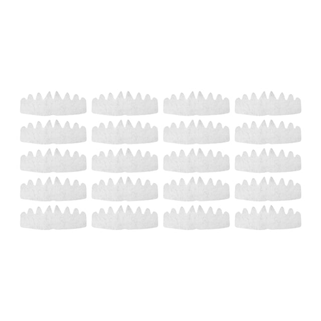 20 protectores para gorras de béisbol, fáciles de usar y cómodos para gorras de golf. Blanco 26cmx10cm