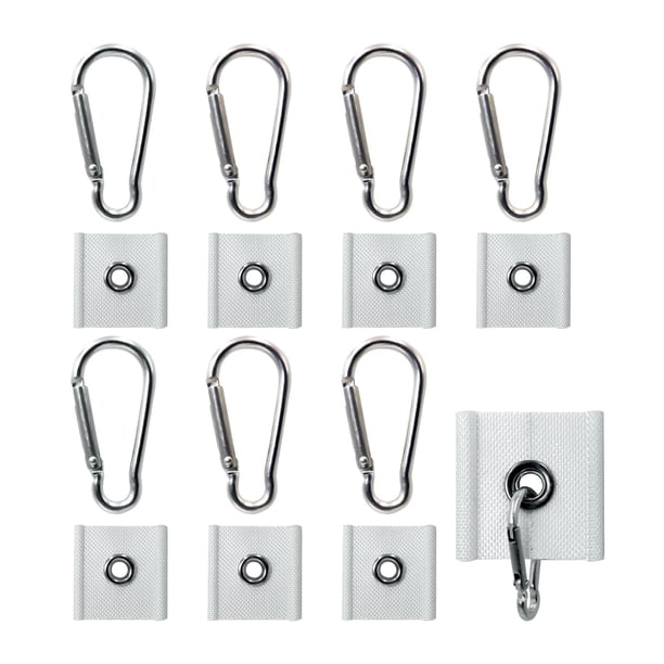 Ganchos para toldos de acampada Zulema decoración interior y exterior Plata