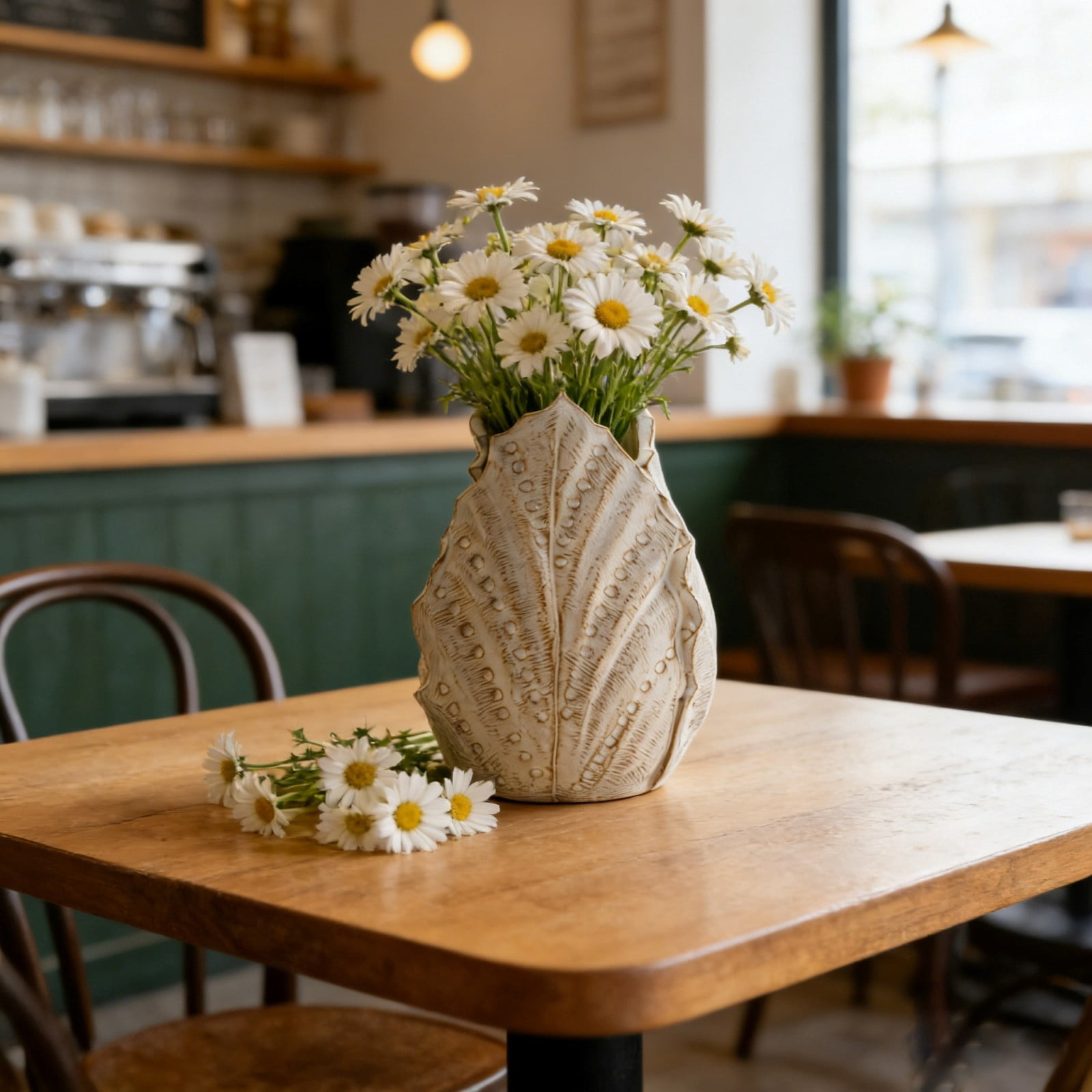 Dvumao Home Decor, Ceramic Vase Ornament Dry Flowers s And Pampas For Coffee Or Dining Tables Office Desks Or Shelves