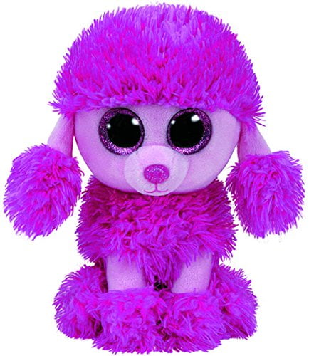 Blue Pink Set of 2 Ty Beanie Boos 6" PATSY the Poodle Plush MWMTs & MANDY 