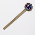 thumbnail image 2 of Starry Flamingos Antique Bronze Lace Bookmark: a Gift for Readers and Book Lovers, 2 of 5