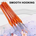 thumbnail image 4 of Miniature Detail Paint Brush Set 10 PCS | Fine Line Brushes & Three Sided Markers for Acrylic Watercolor Gouache | Natural Triangular Wood Handle | Artist Model Art Supplies | 18cm | Protective Tubes, 4 of 9