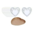 thumbnail image 2 of Heart Pizza Pan Tools Carbon Steel Bakeware for Cake Fruits Pie Easy to Clean, 2 of 8