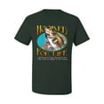 thumbnail image 2 of Wild Bobby, Hooked For Life Matthew 4:19 Quotes, Inspirational/Christian, Men's Graphic Tees, Forest Green, X-Large, 2 of 3