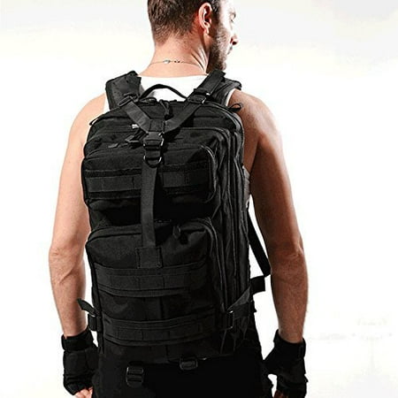 - Ktaxon 30L Tactical Military Backpack, Assault Molle Bag, EDC Daypack, Army 3P Rucksack for Outdoor Travel, Sports, Hiking, Camping, Trekking, Hunting, Oxford Cloth Material, Unisex