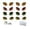 Green1#0710-248, variant on 3D Glowing Eyes Wall Stickers for Halloween Luminous Decals for Indoor Outdoor Haunting Eye Decor for Home Party Garden Fence Set of 6