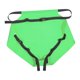 thumbnail image 2 of Arnés de escalada en roca, cojín de asiento, cinturones, almohadilla para glúteos, bolsillo de PVC transpirable para glúteos Verde, 2 of 7